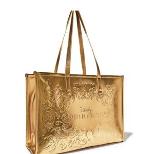 Bath & Body Works Gold Embossed Tote